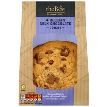 Morrisons The Best Belgian Milk Chocolate Cookies