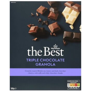 Morrisons The Best Triple Chocolate Granola Cereal