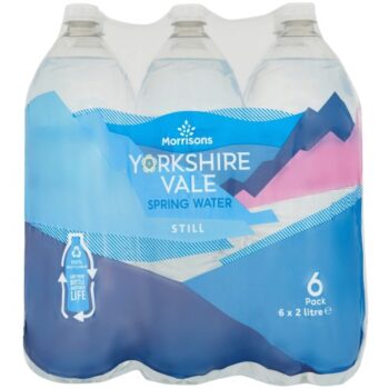 Morrisons Yorkshire Vale Still Spring Water (6 x 2l)