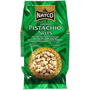 Natco Roasted & Salted Jumbo Pistachio Nuts (500g)