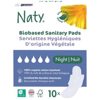Naty Sanitary Pads Night