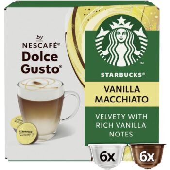 Nescafe Dolce Gusto Madagascar Vanilla Macchiato Pods Starbucks (12 x 132g)