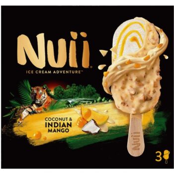 Nuii Adventure Coconut & Indian Mango Ice Cream (3 x 90ml)