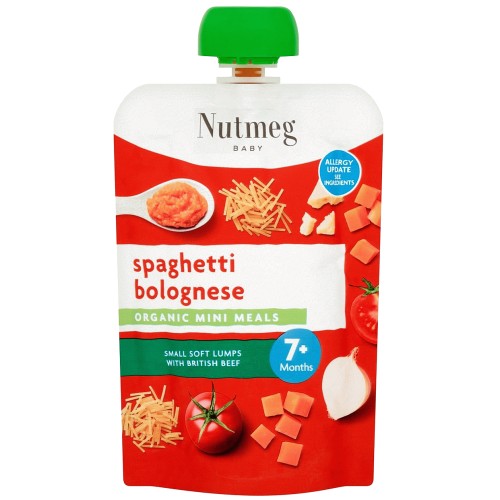 Nutmeg Spaghetti Bolognese Baby Food 7M+