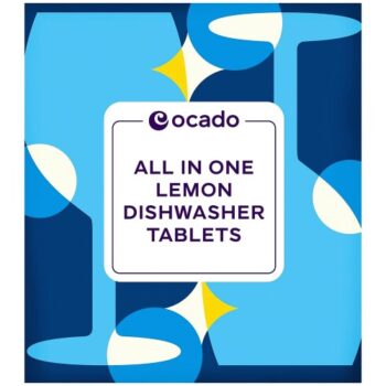 Ocado All in One Dishwasher Tablets Lemon