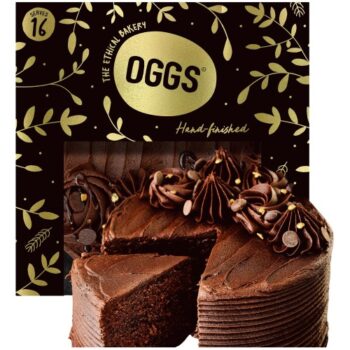 OGGS Rich Velvety Chocolate Fudge Cake