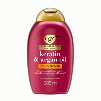OGX Frizz-free+ Keratin Smoothing Oil Conditioner (385ml)