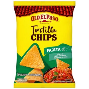 Old El Paso Fajita Tortilla Chips (185g)