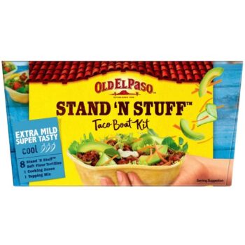 Old El Paso Stand & Stuff Soft Tortilla Extra Mild Taco Kit (329g)