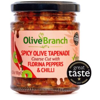 Olive Branch Olive Tapenade with Florina Peppers & Chilli (180g)