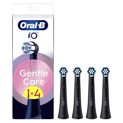 Oral-B iO Gentle Care Black Toothbrush Heads (4)