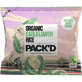 PACK'D Organic Cauliflower Rice (450g)