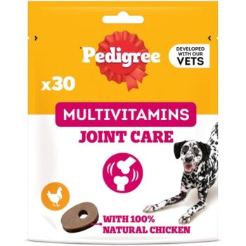 Pedigree Multivitamins Joint Care Soft Dog Chews Adult Supplement (30 x 180g)