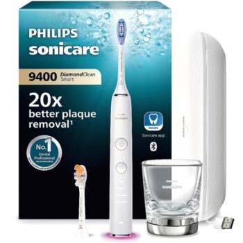 Philips Sonicare DiamondClean 9400 Smart Electric Toothbrush White HX9917 88