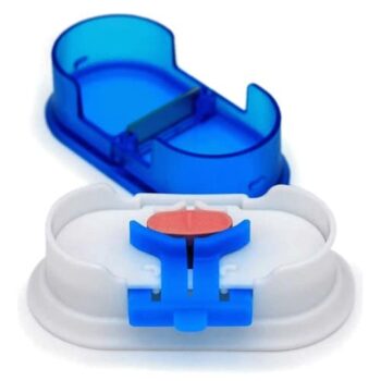 Pivotell Pill Splitter With Double Stainless Steel Blades & Centering Device