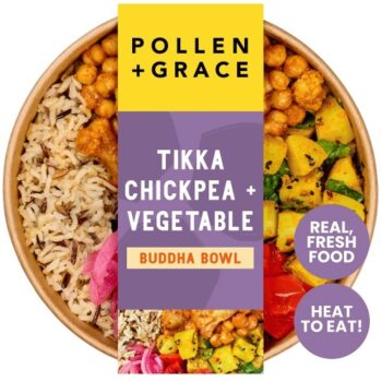 Pollen + Grace Tikka Chickpea & Vegetable Buddha Bowl (400g)