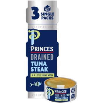 Princes Drained Tuna Steak In Spring Water (3 x 60g)