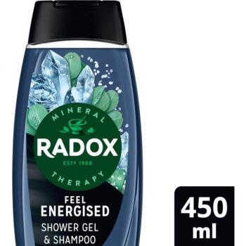 Radox For Men Feel Energised 2in1 Shower Gel & Shampoo (450ml)