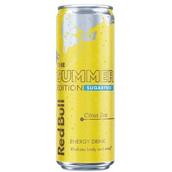 Red Bull Sugarfree Citrus Zest Energy Drink Summer Edition (473ml)