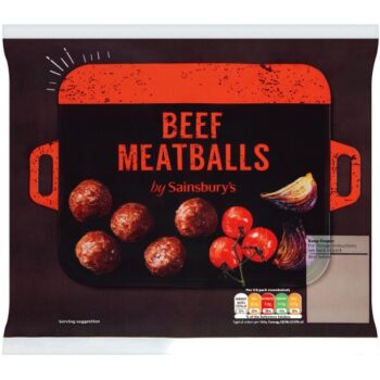 Sainsbury's Beef Meatballs (500g)