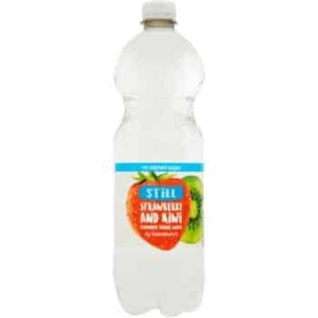 Sainsbury's Bottled Still Flavoured Water Strawberry & Kiwi (1 Litre)
