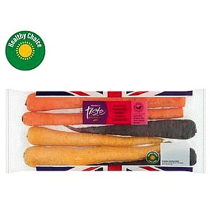 Sainsbury's British Rainbow Sweet Spear Carrots Taste the Difference