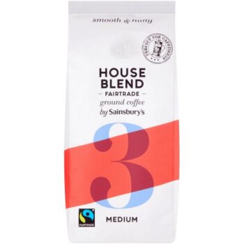 Sainsbury's Fairtrade House Blend Original Coffee Strength 3 (227g)