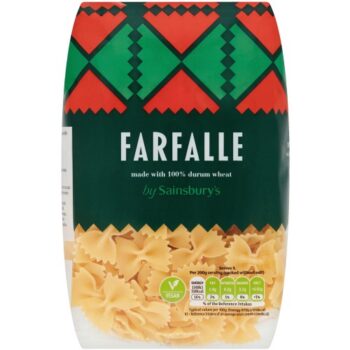 Sainsbury's Farfalle Pasta (500g)