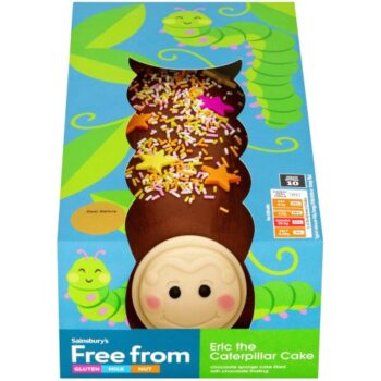 Sainsbury's Free From Eric the Caterpillar Cake (557g)
