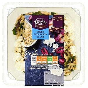 Sainsbury's Greek Feta Pasta Salad Taste the Difference (200g)