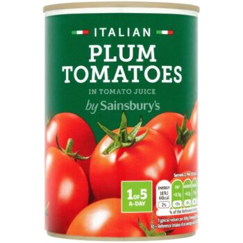 Sainsbury's Italian Plum Tomatoes (400g)