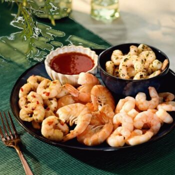 Sainsbury's King Prawn Platter with Sweet Chilli Dip Taste the Difference (590g)