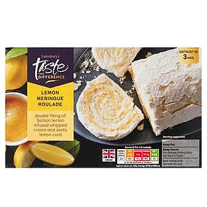Sainsbury's Lemon Meringue Roulade Taste the Difference (420g)