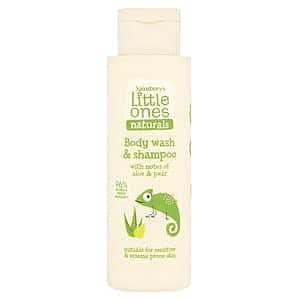 Sainsbury's Little Ones Naturals Body Wash & Shampoo with Notes of Aloe & Pear (250ml)