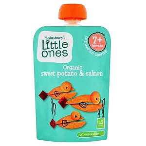 Sainsbury's Little Ones Organic Sweet Potato & Salmon (130g)