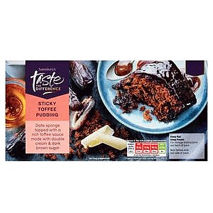 Sainsbury's Sticky Toffee Pudding Taste the Difference (400g)