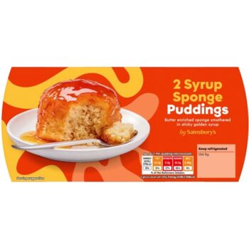 Sainsbury's Syrup Sponge Puddings (2 x 105g)