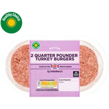Sainsbury's Turkey Burgers (2 x 227g)