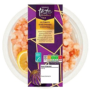 Sainsbury's Ultimate King Prawn Cocktail Taste the Difference (500g)