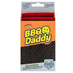 Scrub Daddy BBQ Daddy 2 x Heavy Duty Grill Scouring Pad