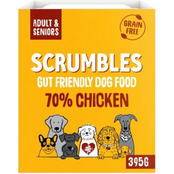 Scrumbles Grain Free Chicken Pate Wet Dog Food Complete (395g)