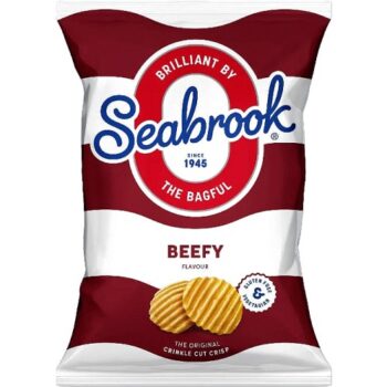 Seabrook Crinkle Beefy Flavoured Crisps (5Pack)