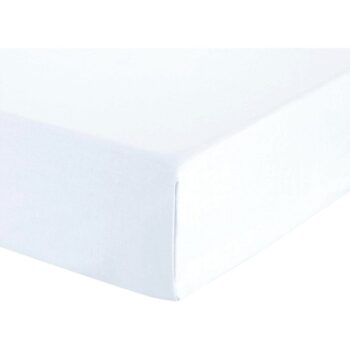 SH cotton rich flat sheet white single