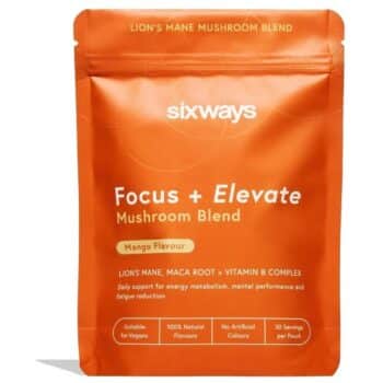 Sixways Focus And Elevate Mushroom Blend Mango Flavour Powder (150g)
