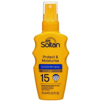 Soltan Mini Protect & Moisturise Spray Spf15 (75ml)
