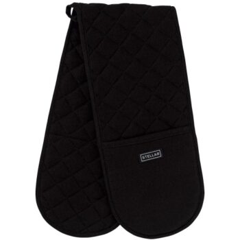 Stellar Textiles Double Oven Mitt Black