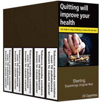 Sterling Superkings Original Red 5x20 Pack Cigarettes