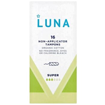 Superdrug Luna Super Non-Applicator Tampons