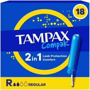 Tampax Compak Regular Tampons with Applicator (18)