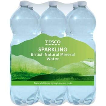 Tesco British Natural Mineral Water Sparkling (6 x 2l)